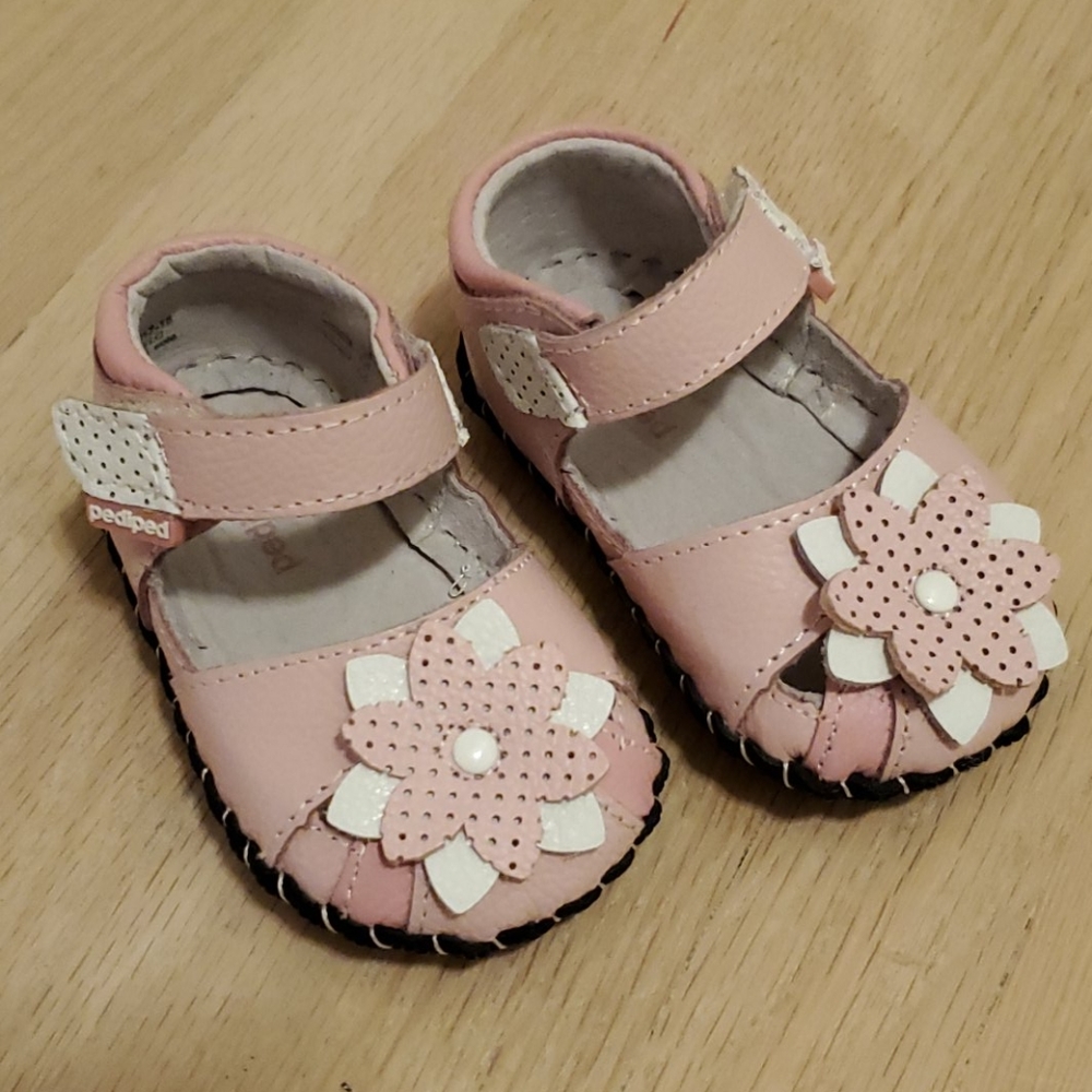Pediped Pink Sandals for baby girl